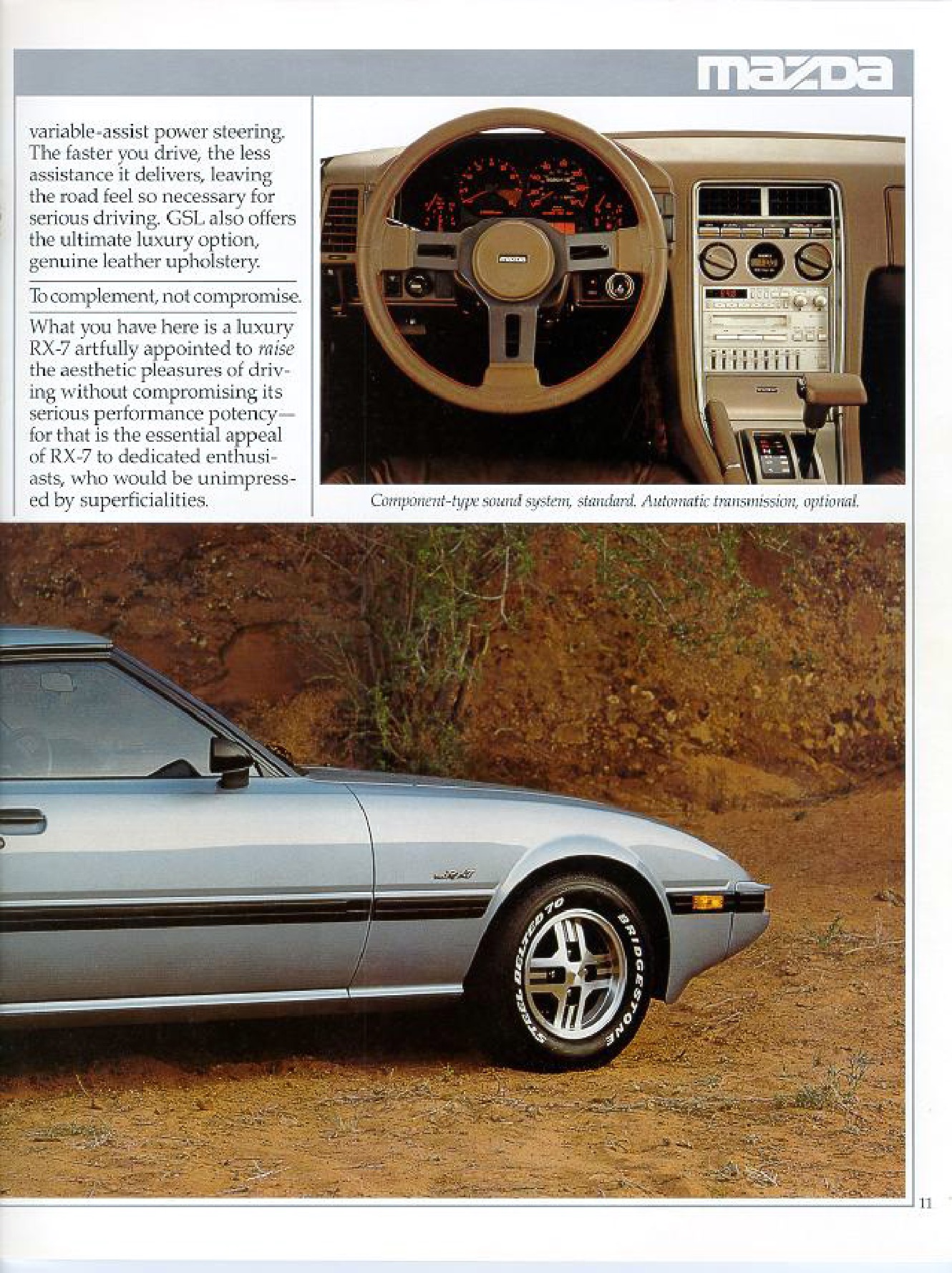 1985 Mazda RX-7 Brochure Page 18